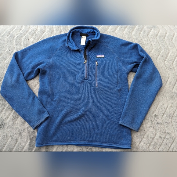 Patagonia Other - Patagonia Better Sweater 1/2 Zip Mens Small Blue Pullover